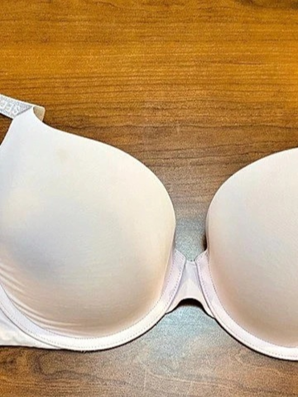 Victoria's Secret Logo Shine Strap Push-Up Bra Pink 34D/75